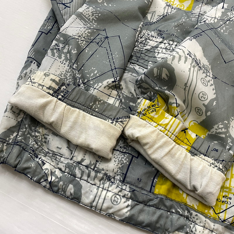 【現状渡し品】【メンズ】 NIKE ナイキ 90's HALF ZIP NYLON JACKET H40408YNG 90年代 ハーフ ジップ ナイロン ジャケット アウター 148-260801-sa-03-tei サイズ：S カラー：総柄 万代Net店