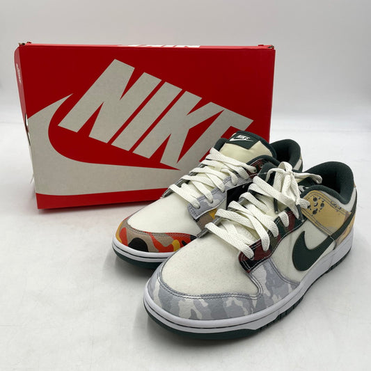 【中古品】【メンズ】 NIKE ナイキ DUNK LOW "SAIL MULTI CAMO" DH0957-100 ダンク ロー セイル マルチ カモ スニーカー 靴 シューズ 160-260905-yo-02-teih サイズ：27cm カラー：カモ柄 万代Net店