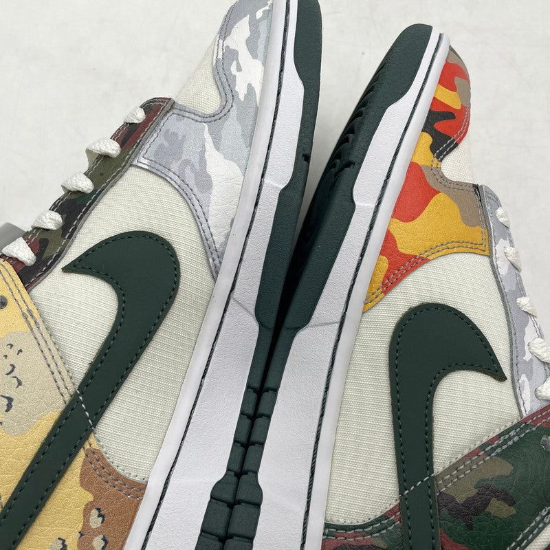 【中古品】【メンズ】 NIKE ナイキ DUNK LOW "SAIL MULTI CAMO" DH0957-100 ダンク ロー セイル マルチ カモ スニーカー 靴 シューズ 160-260905-yo-02-teih サイズ：27cm カラー：カモ柄 万代Net店