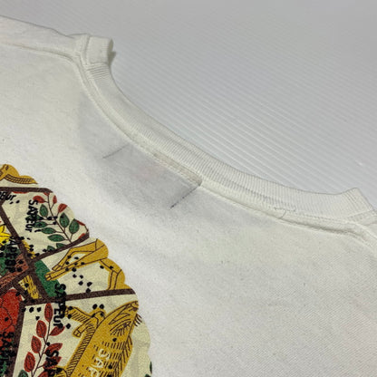 【中古品】【メンズ】 SAPEur サプール HANAFUDA RODMAN TEE ハナフダ ロッドマン Tシャツ 長袖 トップス 花札 142-260306-ko-09-tei サイズ：L カラー：ホワイト 万代Net店