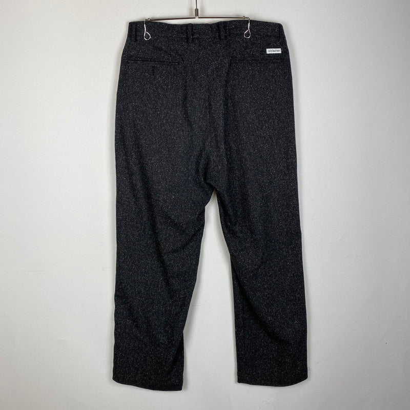 【中古品】【メンズ】 COOTIE クーティー COOTIE PRODUCTIONS クーティプロダクションズ 25AW SILK NEP HERRINGBONE 2 TUCK WIDE TROUSERS シルク ネップ ヘリンボーン 2タック ワイド トラウザーズ ボトムス 153-260306-ks-17-tei サイズ：L カラー：Black Melange 万代Net店