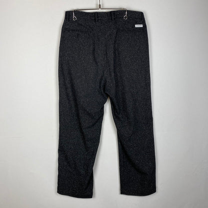 【中古品】【メンズ】 COOTIE クーティー COOTIE PRODUCTIONS クーティプロダクションズ 25AW SILK NEP HERRINGBONE 2 TUCK WIDE TROUSERS シルク ネップ ヘリンボーン 2タック ワイド トラウザーズ ボトムス 153-260306-ks-17-tei サイズ：L カラー：Black Melange 万代Net店
