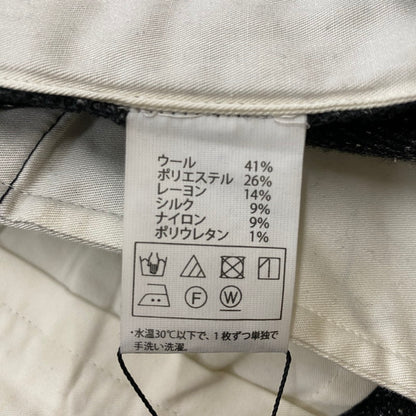 【中古品】【メンズ】 COOTIE クーティー COOTIE PRODUCTIONS クーティプロダクションズ 25AW SILK NEP HERRINGBONE 2 TUCK WIDE TROUSERS シルク ネップ ヘリンボーン 2タック ワイド トラウザーズ ボトムス 153-260306-ks-17-tei サイズ：L カラー：Black Melange 万代Net店