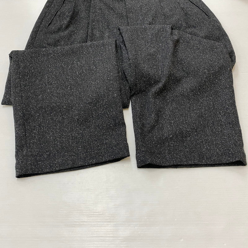 【中古品】【メンズ】 COOTIE クーティー COOTIE PRODUCTIONS クーティプロダクションズ 25AW SILK NEP HERRINGBONE 2 TUCK WIDE TROUSERS シルク ネップ ヘリンボーン 2タック ワイド トラウザーズ ボトムス 153-260306-ks-17-tei サイズ：L カラー：Black Melange 万代Net店