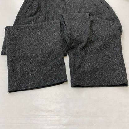【中古品】【メンズ】 COOTIE クーティー COOTIE PRODUCTIONS クーティプロダクションズ 25AW SILK NEP HERRINGBONE 2 TUCK WIDE TROUSERS シルク ネップ ヘリンボーン 2タック ワイド トラウザーズ ボトムス 153-260306-ks-17-tei サイズ：L カラー：Black Melange 万代Net店