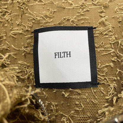【中古品】【メンズ】 FILTH フィルス 25FW FLYING HAIR WORKER JACKET Fl252Bl03 フライング ヘア ワーカー　ジャケット ライトアウター 141-260306-ks-07-fuzh サイズ：1 カラー：SAND 万代Net店