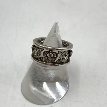 【中古品】【メンズ】 Justin Davis ジャスティンデイビス CROWN ROSE RING クラウン ローズ リング アクセサリー 192-260310-ko-22-tei カラー：シルバー 万代Net店