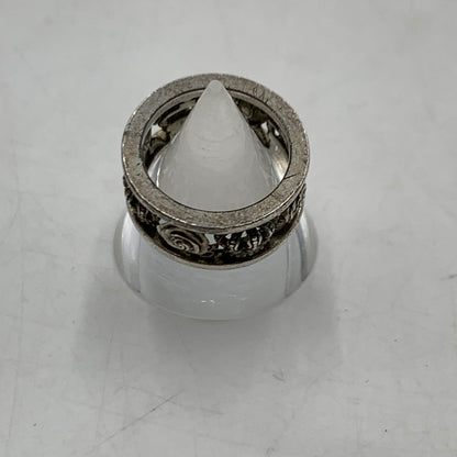 【中古品】【メンズ】 Justin Davis ジャスティンデイビス CROWN ROSE RING クラウン ローズ リング アクセサリー 192-260310-ko-22-tei カラー：シルバー 万代Net店
