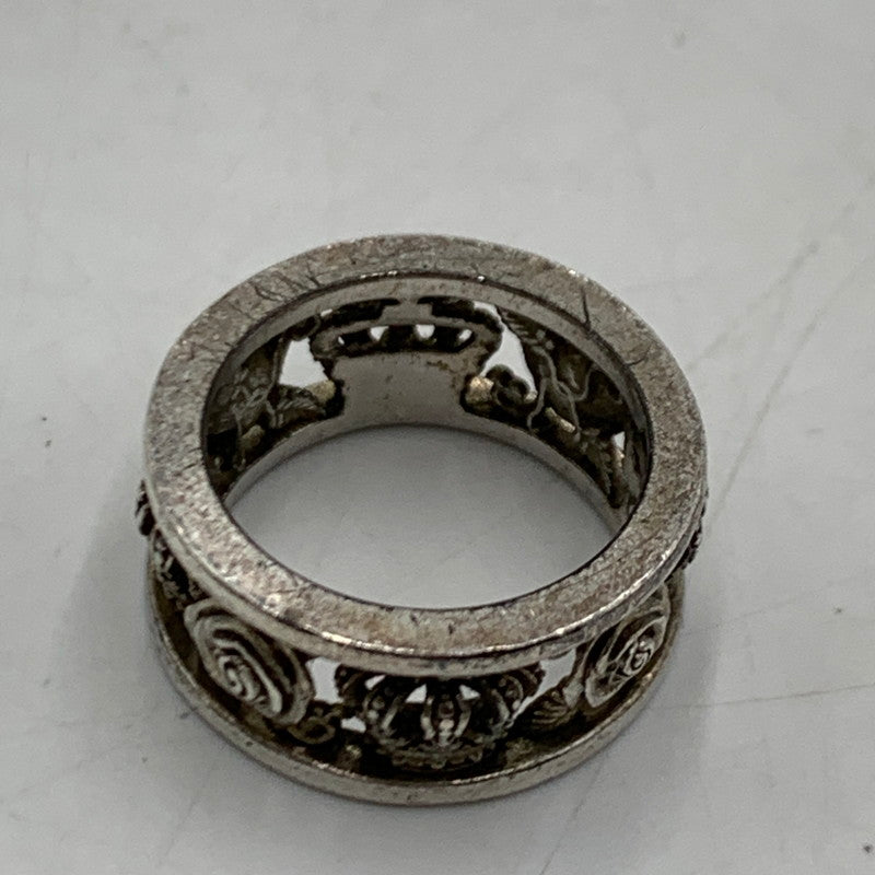 【中古品】【メンズ】 Justin Davis ジャスティンデイビス CROWN ROSE RING クラウン ローズ リング アクセサリー 192-260310-ko-22-tei カラー：シルバー 万代Net店