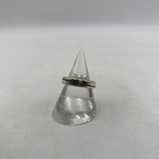 【中古品】【レディース】 GUCCI グッチ インターロッキングG ダイアゴナル リング 指輪 スリムリング 182-260316-ks-24-tei カラー：シルバー 7号 万代Net店