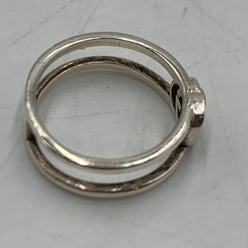 【中古品】【レディース】 GUCCI グッチ GG インターロッキングGリング アクセサリー 指輪 182-260310-ko-27-tei カラー：シルバー 7号 万代Net店