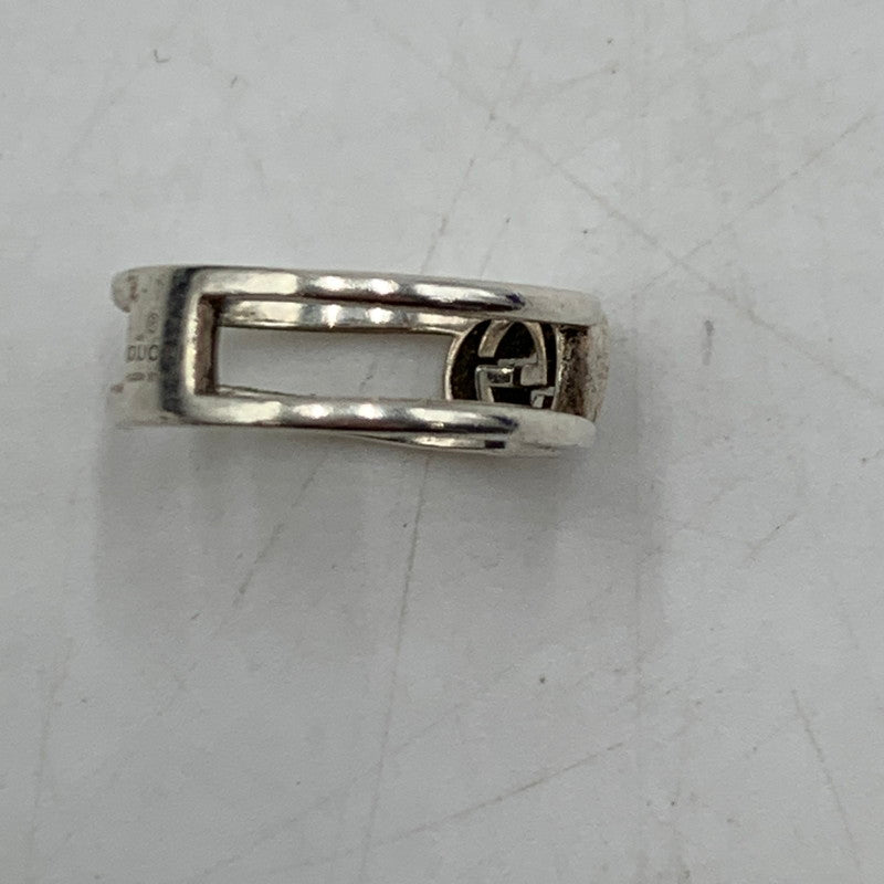 【中古品】【レディース】 GUCCI グッチ GG インターロッキングGリング アクセサリー 指輪 182-260310-ko-27-tei カラー：シルバー 7号 万代Net店