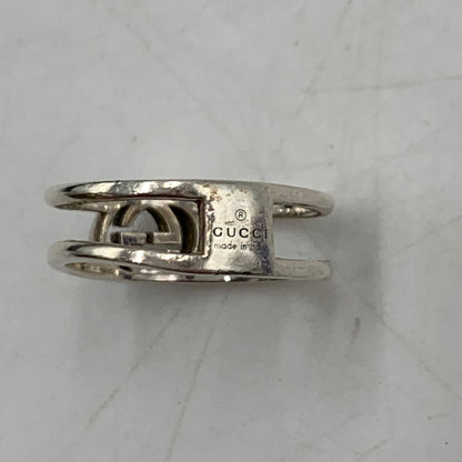 【中古品】【レディース】 GUCCI グッチ GG インターロッキングGリング アクセサリー 指輪 182-260310-ko-27-tei カラー：シルバー 7号 万代Net店