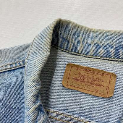 【現状渡し品】【メンズ】 Levi's リーバイス 3rd TYPE DENIM JACKET 70506-0217 サードタイプ デニムジャケット ライトアウター ボタン裏刻印 527 USA製 156-260306-ks-09-tei サイズ：40 カラー：インディゴ 万代Net店