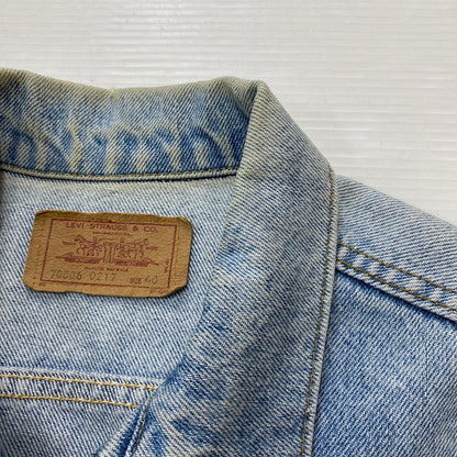 【現状渡し品】【メンズ】 Levi's リーバイス 3rd TYPE DENIM JACKET 70506-0217 サードタイプ デニムジャケット ライトアウター ボタン裏刻印 527 USA製 156-260306-ks-09-tei サイズ：40 カラー：インディゴ 万代Net店