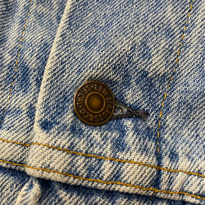【現状渡し品】【メンズ】 Levi's リーバイス 3rd TYPE DENIM JACKET 70506-0217 サードタイプ デニムジャケット ライトアウター ボタン裏刻印 527 USA製 156-260306-ks-09-tei サイズ：40 カラー：インディゴ 万代Net店