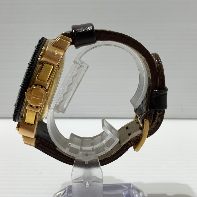 【中古品】【メンズ】 HAMILTON ハミルトン KHAKI BELOW ZERO AUTO H786460 カーキ ビロウ ゼロ クロノグラフ デイデイト 腕時計 自動巻き 197-260310-ko-28-tei カラー：ブラック 万代Net店