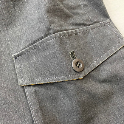 【現状渡し品】【メンズ】 TORNADO MART トルネードマート RIPSTOP COVERALL TBL-1504 リップストップ カバーオール ライトアウター デニムジャケット 147-260306-ks-04-tei サイズ：M カラー：ブラック 万代Net店