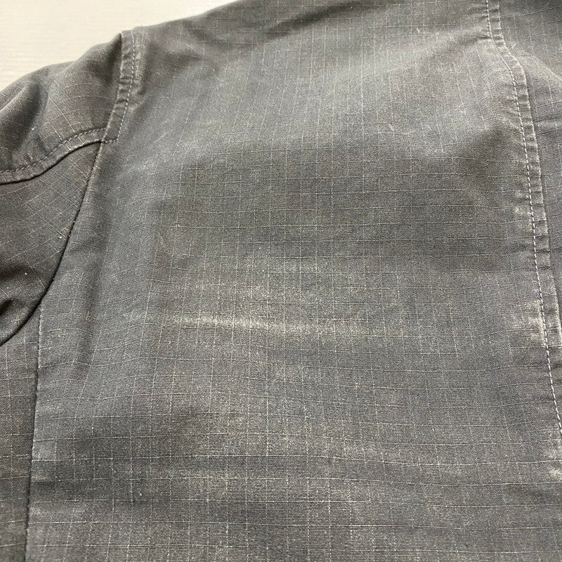 【現状渡し品】【メンズ】 TORNADO MART トルネードマート RIPSTOP COVERALL TBL-1504 リップストップ カバーオール ライトアウター デニムジャケット 147-260306-ks-04-tei サイズ：M カラー：ブラック 万代Net店