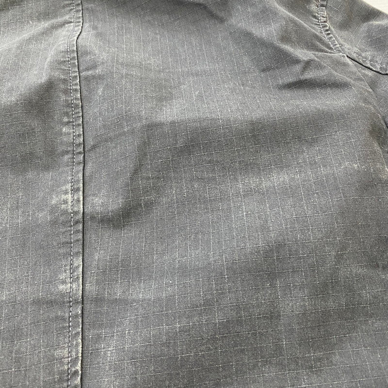 【現状渡し品】【メンズ】 TORNADO MART トルネードマート RIPSTOP COVERALL TBL-1504 リップストップ カバーオール ライトアウター デニムジャケット 147-260306-ks-04-tei サイズ：M カラー：ブラック 万代Net店
