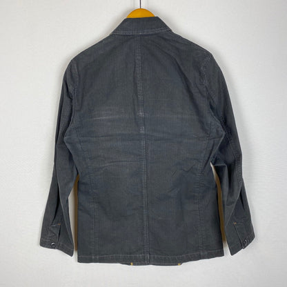 【現状渡し品】【メンズ】 TORNADO MART トルネードマート RIPSTOP COVERALL TBL-1504 リップストップ カバーオール ライトアウター デニムジャケット 147-260306-ks-04-tei サイズ：M カラー：ブラック 万代Net店