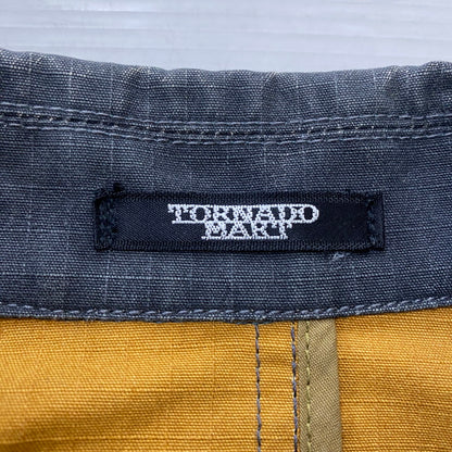 【現状渡し品】【メンズ】 TORNADO MART トルネードマート RIPSTOP COVERALL TBL-1504 リップストップ カバーオール ライトアウター デニムジャケット 147-260306-ks-04-tei サイズ：M カラー：ブラック 万代Net店