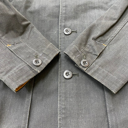 【現状渡し品】【メンズ】 TORNADO MART トルネードマート RIPSTOP COVERALL TBL-1504 リップストップ カバーオール ライトアウター デニムジャケット 147-260306-ks-04-tei サイズ：M カラー：ブラック 万代Net店