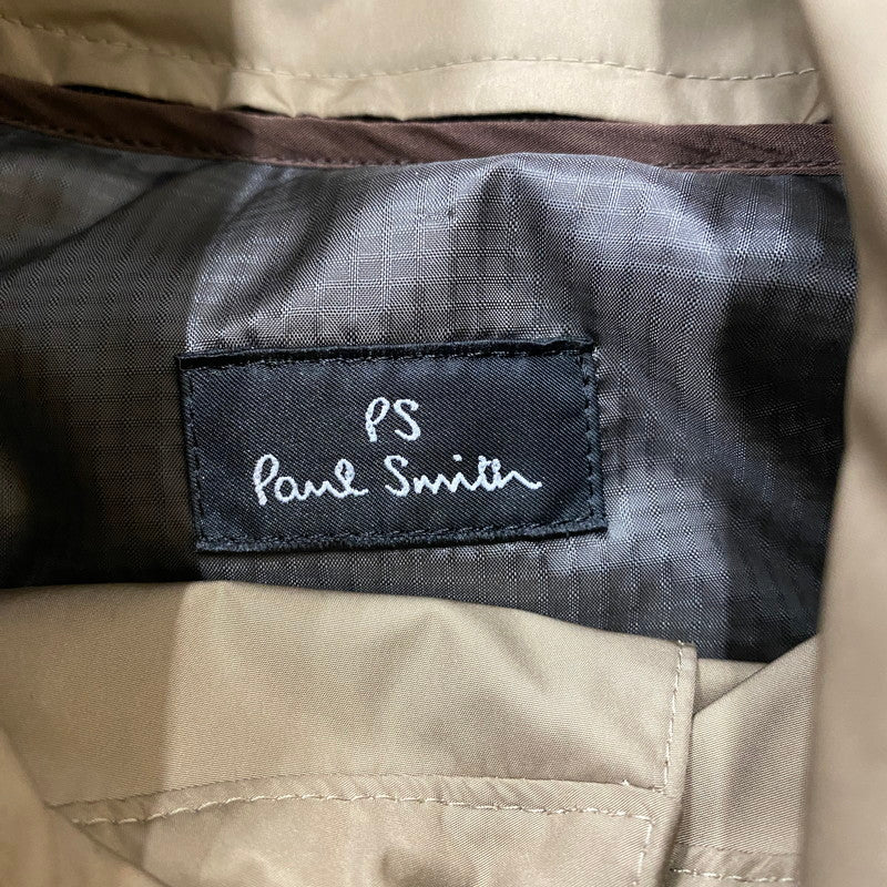 【中古品】【メンズ】 Paul Smith ポール・スミス SPRING LINER TRENCH COAT PP-KS-43552 スプリングライナー トレンチコート ライトアウター 141-260306-ks-02-tei サイズ：L カラー：ベージュ 万代Net店