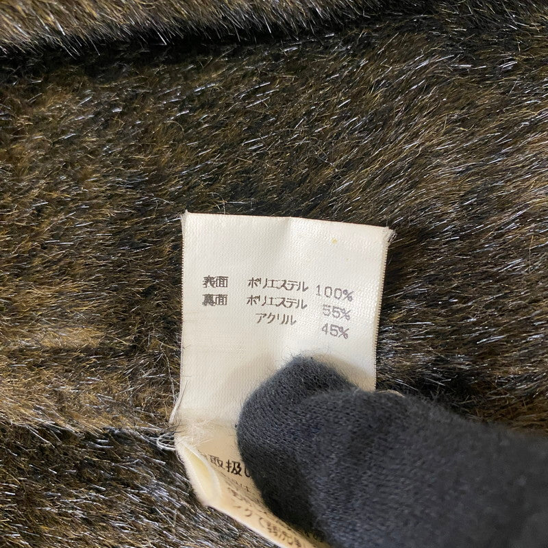 【中古品】【メンズ】 TORNADO MART トルネードマート FAKE LEATHER MOUTON COAT TBL-1529-2 フェイク レザー ムートン コート アウター 147-260306-ks-03-tei サイズ：L カラー：ブラウン 万代Net店