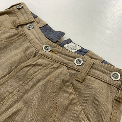 【中古品】【メンズ】 JELADO ジェラード CINCH BACK WORK PANTS シンチバック ワークパンツ ボトムス 156-260312-ko-19-tei サイズ：28 カラー：ベージュ 万代Net店