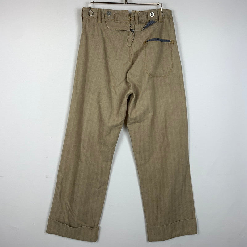【中古品】【メンズ】 JELADO ジェラード CINCH BACK WORK PANTS シンチバック ワークパンツ ボトムス 156-260312-ko-19-tei サイズ：28 カラー：ベージュ 万代Net店