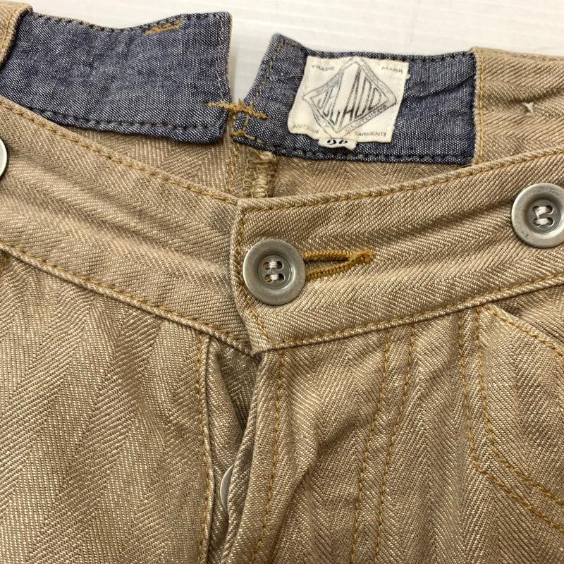 【中古品】【メンズ】 JELADO ジェラード CINCH BACK WORK PANTS シンチバック ワークパンツ ボトムス 156-260312-ko-19-tei サイズ：28 カラー：ベージュ 万代Net店
