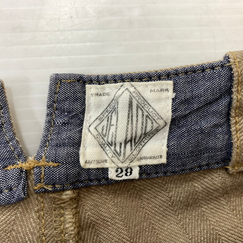 【中古品】【メンズ】 JELADO ジェラード CINCH BACK WORK PANTS シンチバック ワークパンツ ボトムス 156-260312-ko-19-tei サイズ：28 カラー：ベージュ 万代Net店