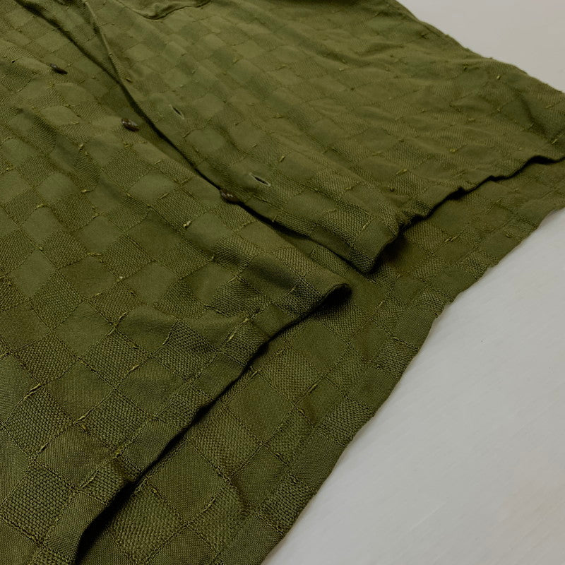 【中古品】【メンズ】 TENDERLOIN テンダーロイン T-RAYON S/S SHIRT レーヨン ショートスリーブ シャツ トップス 半袖 142-260315-ko-01-tei サイズ：S カラー：グリーン 万代Net店