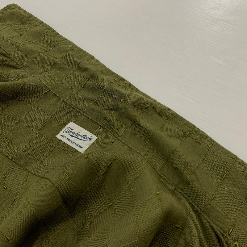 【中古品】【メンズ】 TENDERLOIN テンダーロイン T-RAYON S/S SHIRT レーヨン ショートスリーブ シャツ トップス 半袖 142-260315-ko-01-tei サイズ：S カラー：グリーン 万代Net店