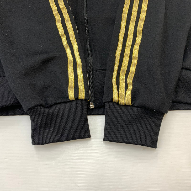 【中古品】【メンズ】 adidas アディダス WEST GERMAN TRACK JACKET VINTAGE 西ドイツ製 トラックジャケット ライトアウター フルジップ ジャージ ビンテージ 148-260312-ko-09-tei サイズ：7 カラー：ブラック 万代Net店