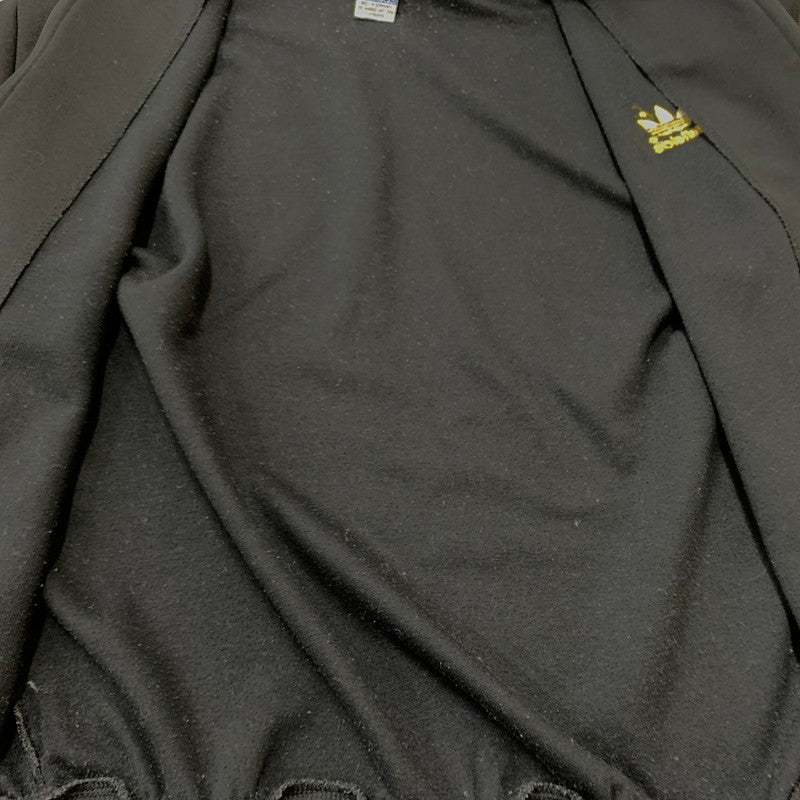 【中古品】【メンズ】 adidas アディダス WEST GERMAN TRACK JACKET VINTAGE 西ドイツ製 トラックジャケット ライトアウター フルジップ ジャージ ビンテージ 148-260312-ko-09-tei サイズ：7 カラー：ブラック 万代Net店