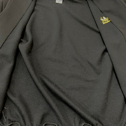 【中古品】【メンズ】 adidas アディダス WEST GERMAN TRACK JACKET VINTAGE 西ドイツ製 トラックジャケット ライトアウター フルジップ ジャージ ビンテージ 148-260312-ko-09-tei サイズ：7 カラー：ブラック 万代Net店
