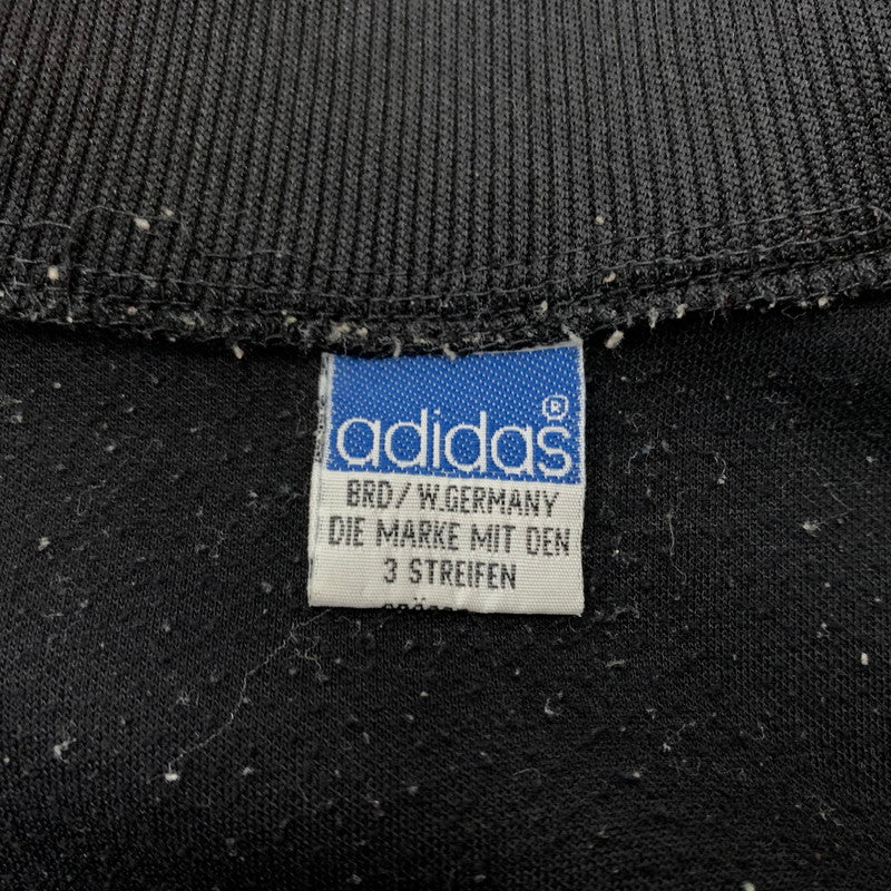 【中古品】【メンズ】 adidas アディダス WEST GERMAN TRACK JACKET VINTAGE 西ドイツ製 トラックジャケット ライトアウター フルジップ ジャージ ビンテージ 148-260312-ko-09-tei サイズ：7 カラー：ブラック 万代Net店
