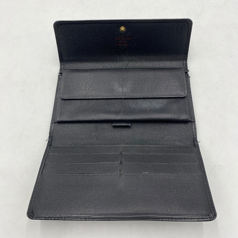 【ジャンク品】【メンズ/レディース】 LOUIS VUITTON ルイ・ヴィトン M63382 CA0918 エピ ポルトトレゾール インターナショナル 長財布 ロングウォレット 三つ折り長財布 179-260309-ks-04-tei カラー：ノアール 万代Net店