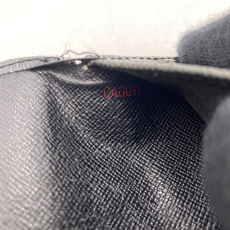 【ジャンク品】【メンズ/レディース】 LOUIS VUITTON ルイ・ヴィトン M63382 CA0918 エピ ポルトトレゾール インターナショナル 長財布 ロングウォレット 三つ折り長財布 179-260309-ks-04-tei カラー：ノアール 万代Net店