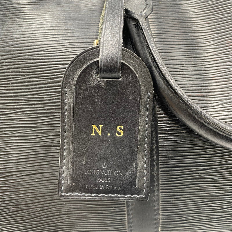【現状渡し品】【メンズ】 LOUIS VUITTON ルイ・ヴィトン M42962 エピ キーポル 50 ボストンバッグ 鞄 179-260309-ks-02-tei サイズ：イニシャル入り カラー：ブラック 万代Net店