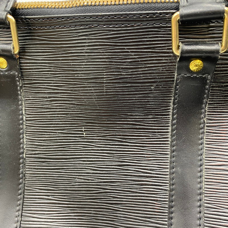 【現状渡し品】【メンズ】 LOUIS VUITTON ルイ・ヴィトン M42962 エピ キーポル 50 ボストンバッグ 鞄 179-260309-ks-02-tei サイズ：イニシャル入り カラー：ブラック 万代Net店