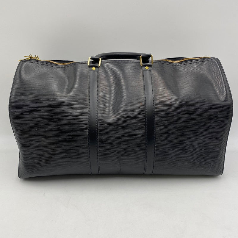 【現状渡し品】【メンズ】 LOUIS VUITTON ルイ・ヴィトン M42962 エピ キーポル 50 ボストンバッグ 鞄 179-260309-ks-02-tei サイズ：イニシャル入り カラー：ブラック 万代Net店