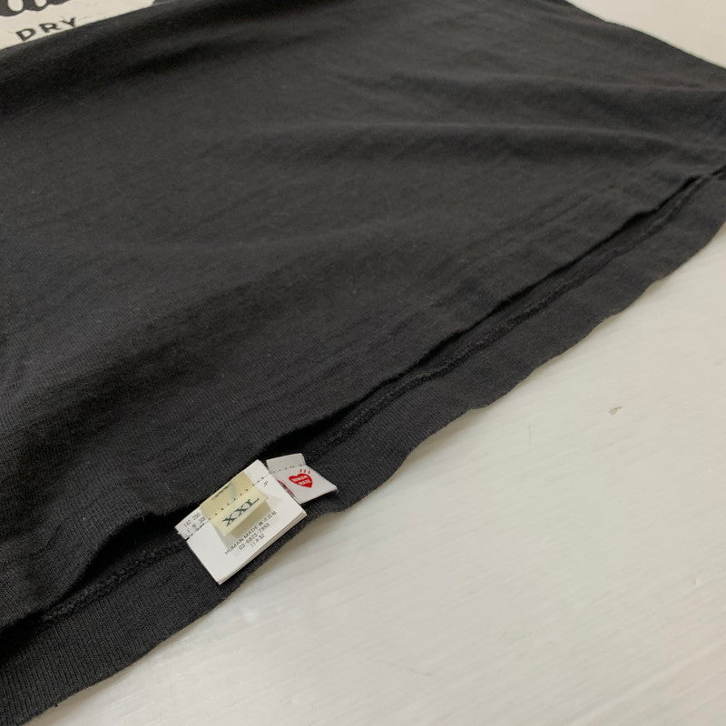 【中古品】【メンズ】 HUMANMADE ヒューマンメイド 24AW GRAPHIC L/S T-SHIRT HM28CS035 グラフィック ロングスリーブ Tシャツ トップス 長袖 142-260313-ko-12-tei サイズ：XXL カラー：ブラック 万代Net店