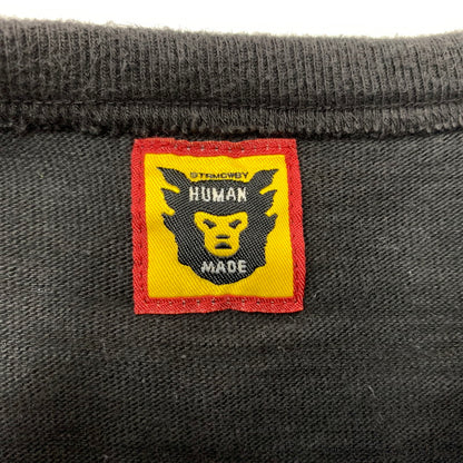 【中古品】【メンズ】 HUMANMADE ヒューマンメイド 24AW GRAPHIC L/S T-SHIRT HM28CS035 グラフィック ロングスリーブ Tシャツ トップス 長袖 142-260313-ko-12-tei サイズ：XXL カラー：ブラック 万代Net店