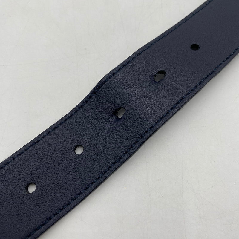 【中古品】【メンズ】 GUCCI グッチ 673921 インターロッキングG ディテール付き ベルト アクセサリー 182-260309-ks-06-tei サイズ：90 カラー：ブラック GGスプリーム キャンバス 万代Net店