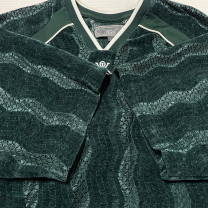 【中古品】【メンズ】 KITH キス CHASE JERSEY 25-071-060-0028-2-0 チェイス ジャージ Tシャツ 半袖 トップス 142-260313-yo-08-fuzh サイズ：S カラー：グリーン 万代Net店