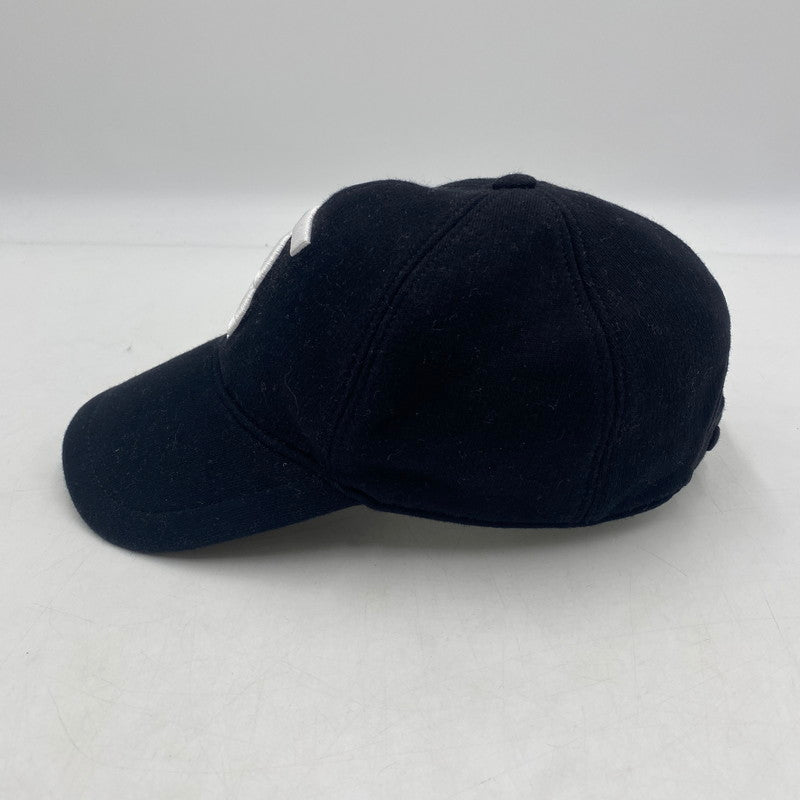【中古品】【メンズ】 BURBERRY バーバリー TB LOGO CAP 8010946 TBロゴ キャップ 帽子 ベースボールキャップ ロゴ刺繍 185-260316-ks-31-tei サイズ：L カラー：ブラック 万代Net店