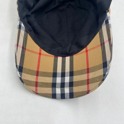 【中古品】【レディース】 BURBERRY バーバリー RAINBOW NOVA CHECK CAP レインボー ノヴァ チェック キャップ 帽子 185-260316-ks-30-tei サイズ：M/L カラー：ベージュ 万代Net店